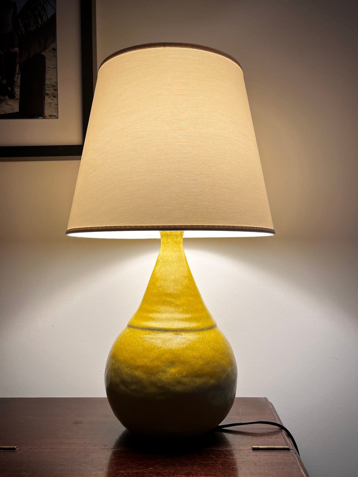 Gul lampe