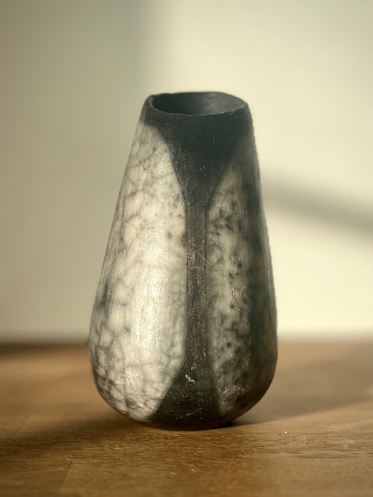 Raku vase