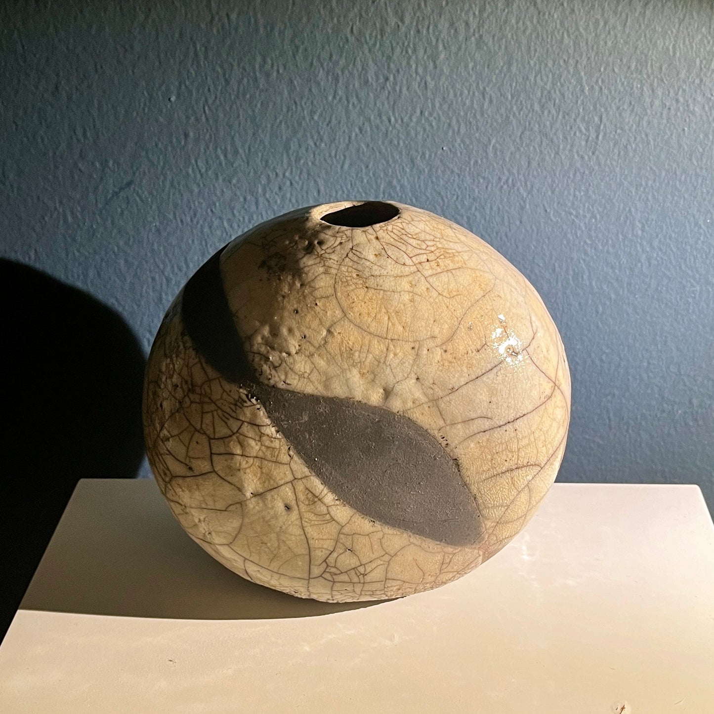 Raku vase